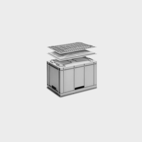 Eurocontainer sau cutie stivuibila din plastic Rako 3-6439-13