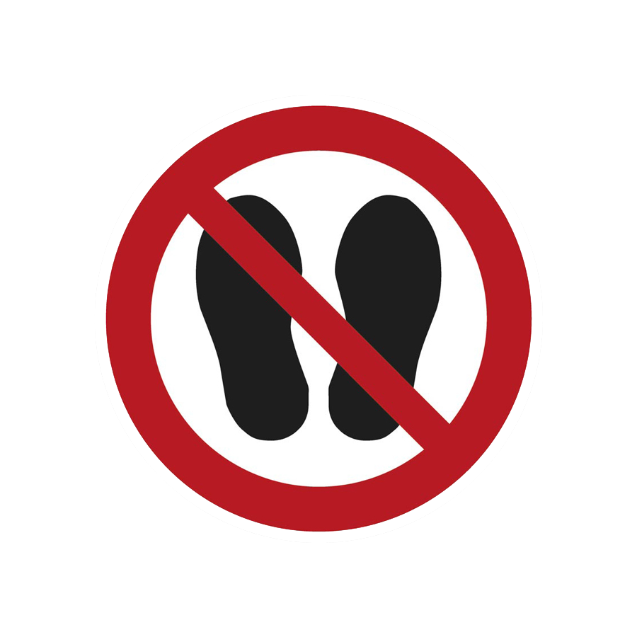 Надеть сменную обувь. Запрещающие знаки. Таблички только в сменной обуви. Не наступать табличка. Знак без обуви.