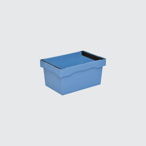 cutie Nesco dublu stivuibila din plastic cu capac atasat 37-6430-116