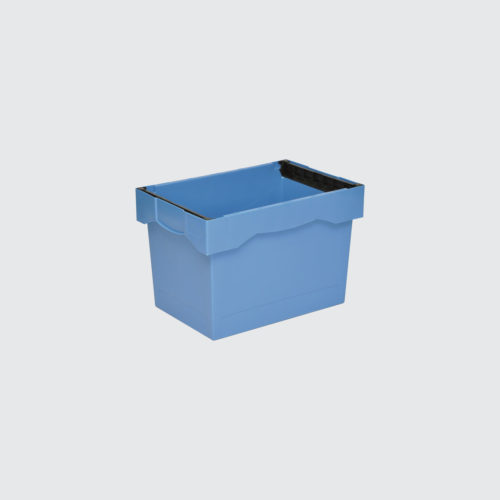 cutie Nesco dublu stivuibila din plastic cu capac atasat 37-6440-116