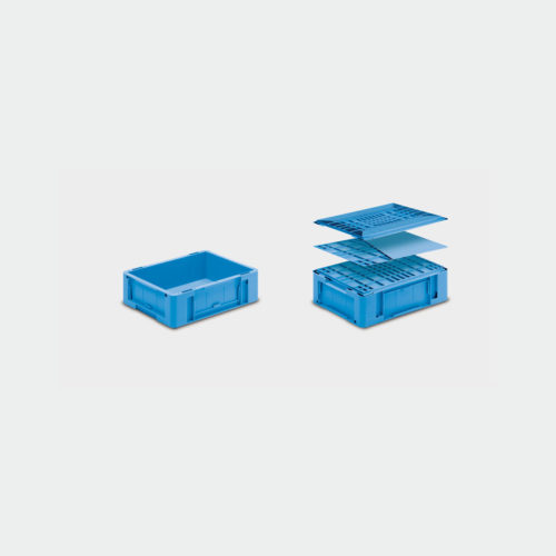 cutie stivuibila din plastic sau eurocontainer  Eurotec 5-4312-3