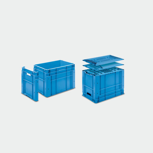 cutie stivuibila din plastic sau eurocontainer Eurotec 5-6442-7