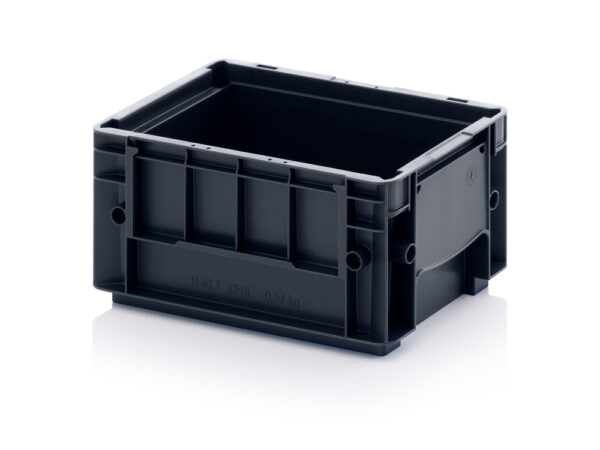 Stackable plastic container VDA-ESD-R-KLT 3215
