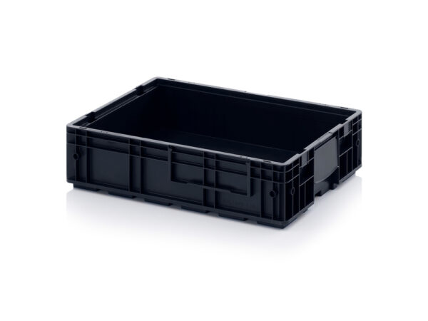 Stackable plastic container VDA ESD R-KLT 6415